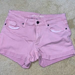Pink summer jean shorts size 4/27